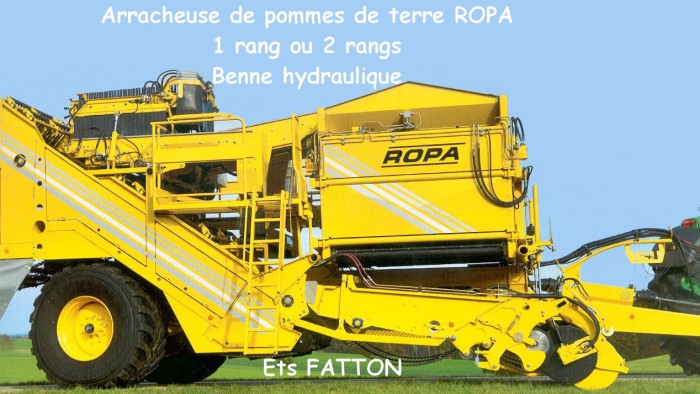 Arracheuse de pommes de terre ROPA
