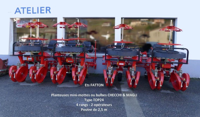 Planteuses mini-mottes ou bulbes CHECCHI & MAGLI