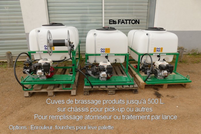 Cuves de brassage produits jusqu'à 500 litres