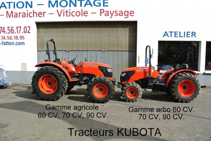 Tracteurs KUBOTA
