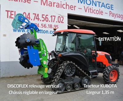 DISCOFLEX + Tracteur KUBOTA