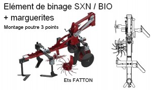 Elément de binage SXN / BIO + marguerites