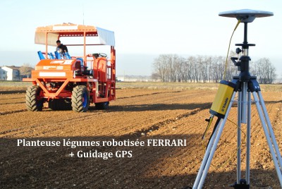 Planteuse robotisée + Guidage GPS FERRARI