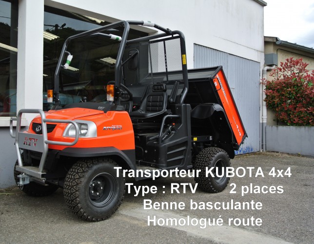 Transporteur KUBOTA 4x4